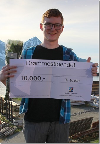 Glenn fikk Drømmestipendet